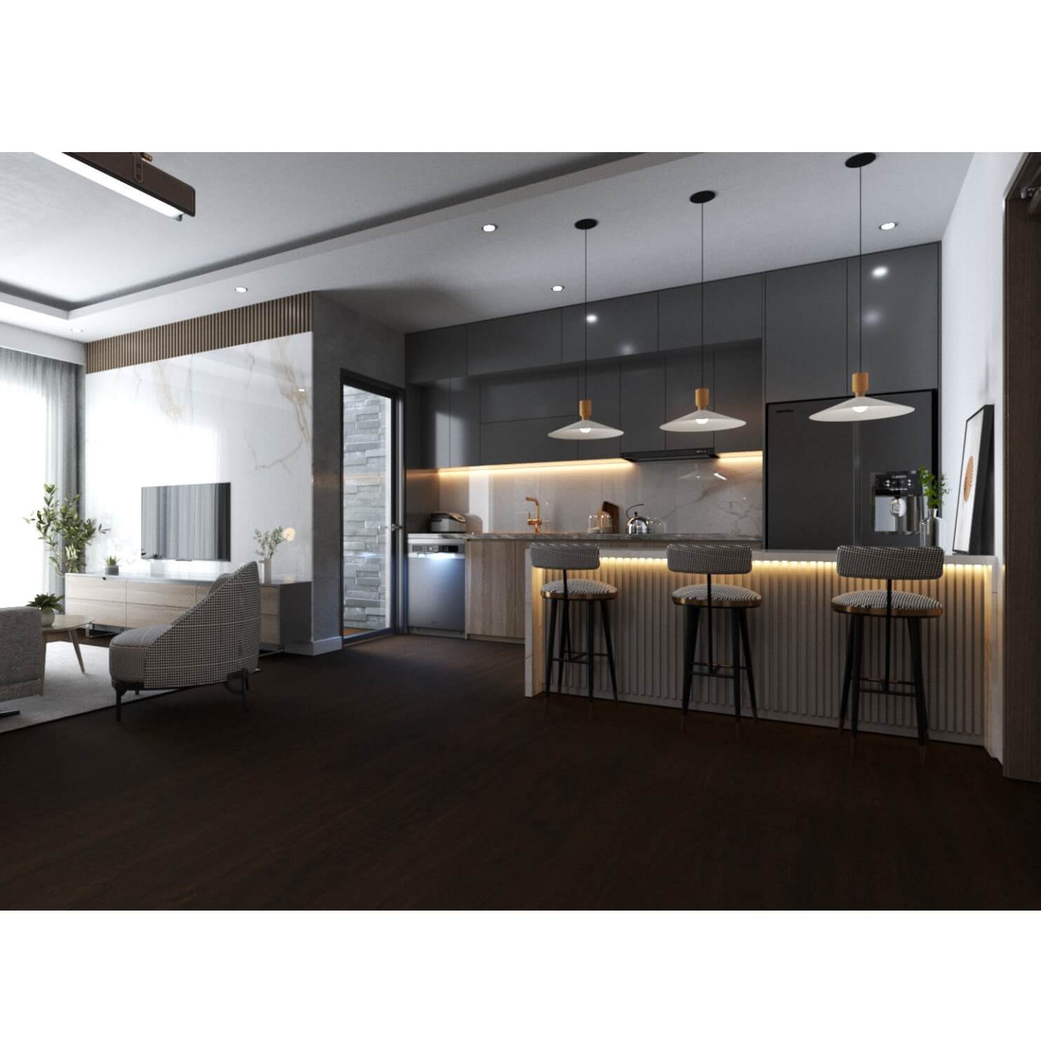 Cherry Oak Heemo Collection 5.0mm – 20 mil – Unilin Click – Deep Embossed – UV coating - Image 2