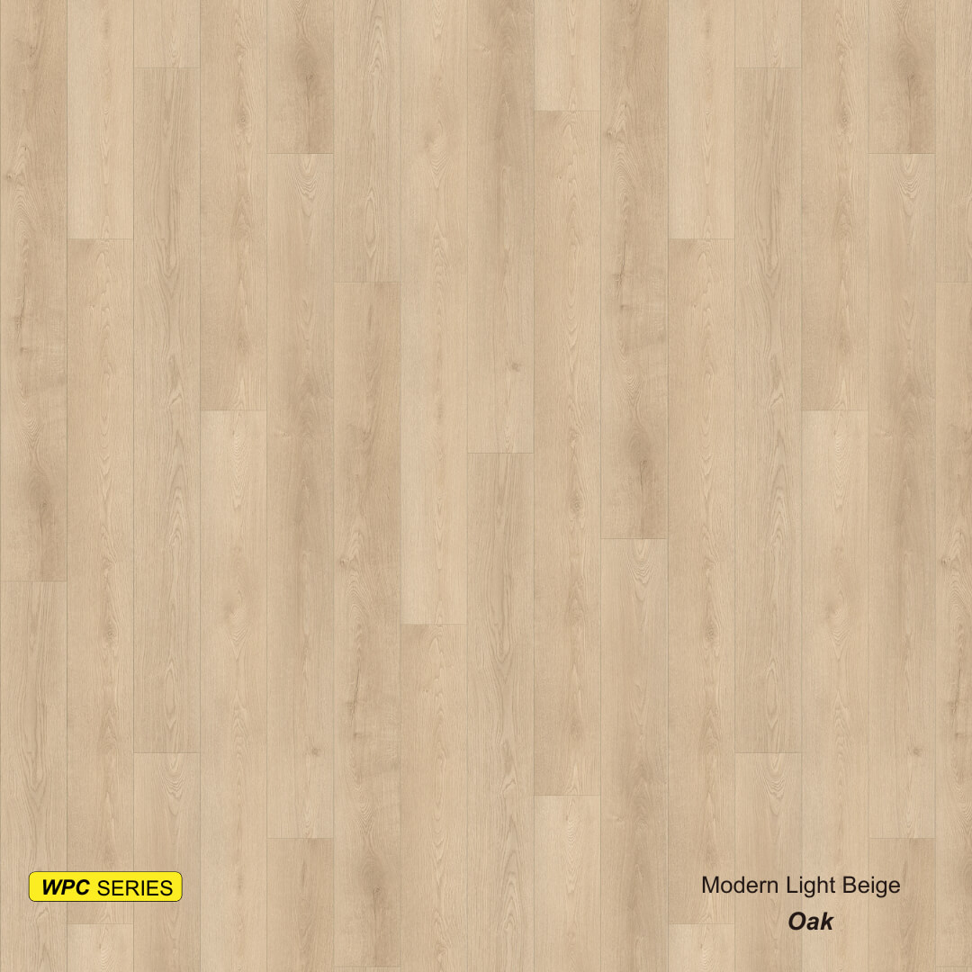 Modern Light Beige WPC Waterproof Flooring