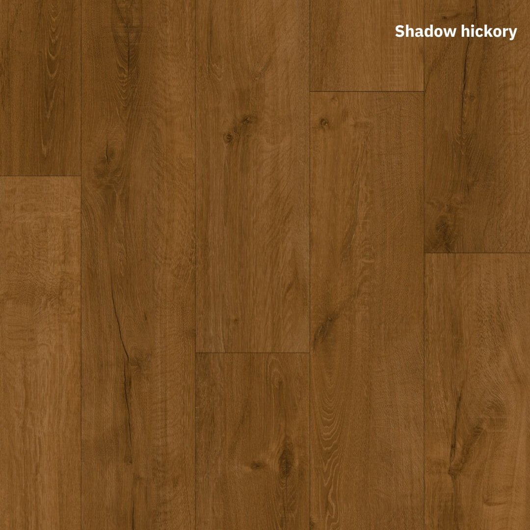 Shadow Hickory Noor Plank 5.5mm – 22 mil – Unilin Click – Deep Emboss – UV coating
