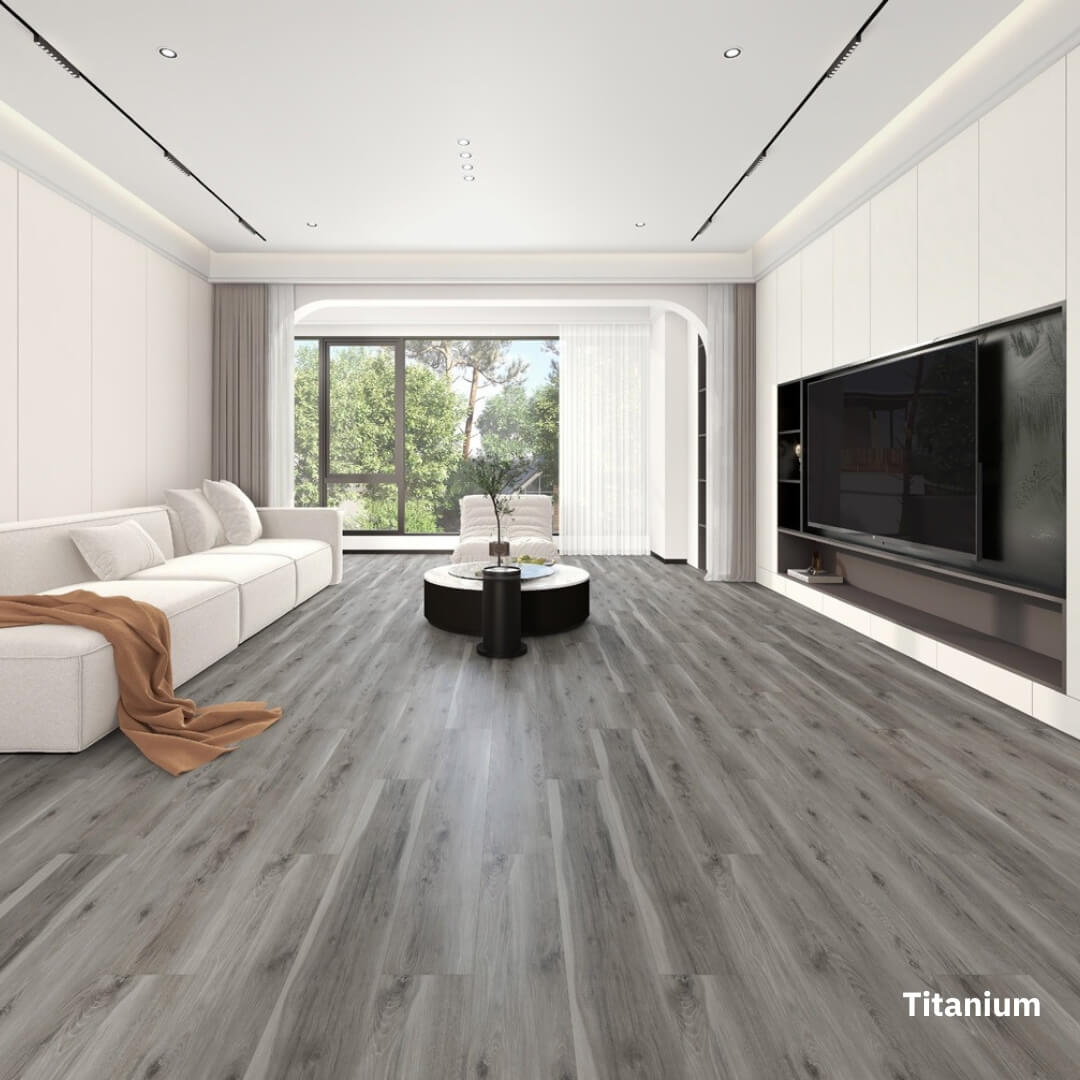 Titanium Noor Plank 5.5mm – 22 mil – Unilin Click – Deep Emboss – UV coating - Sample - Image 2