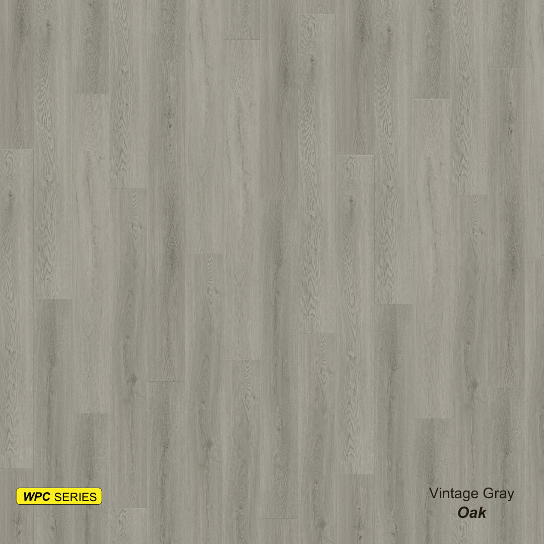 Vintage Gray Oak WPC Waterproof Flooring